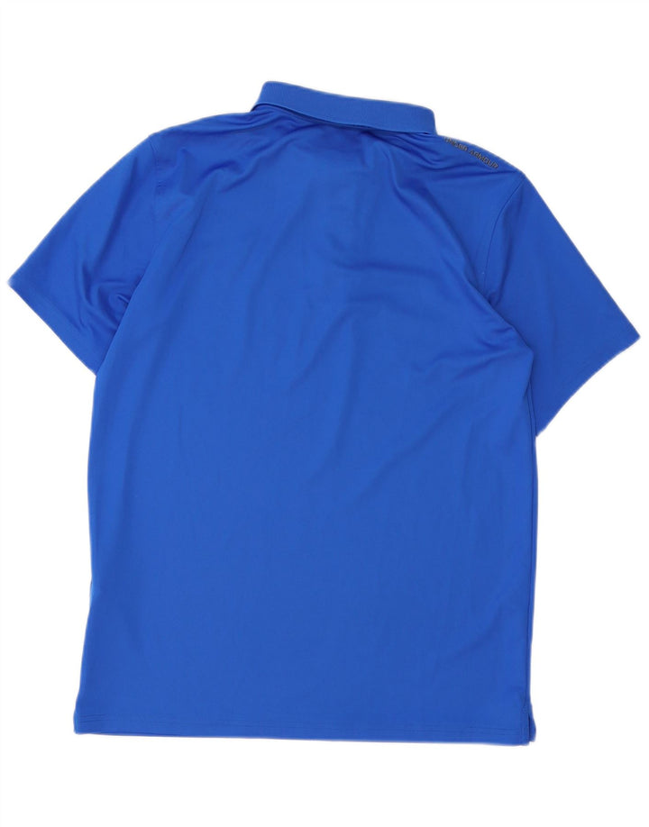 Tricou polo pentru băieți UNDER ARMOUR Heat Gear 13-14 ani XL poliester albastru