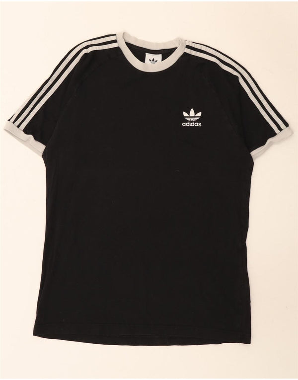 Tricou pentru bărbați Adidas Top Mediu Negru Bumbac