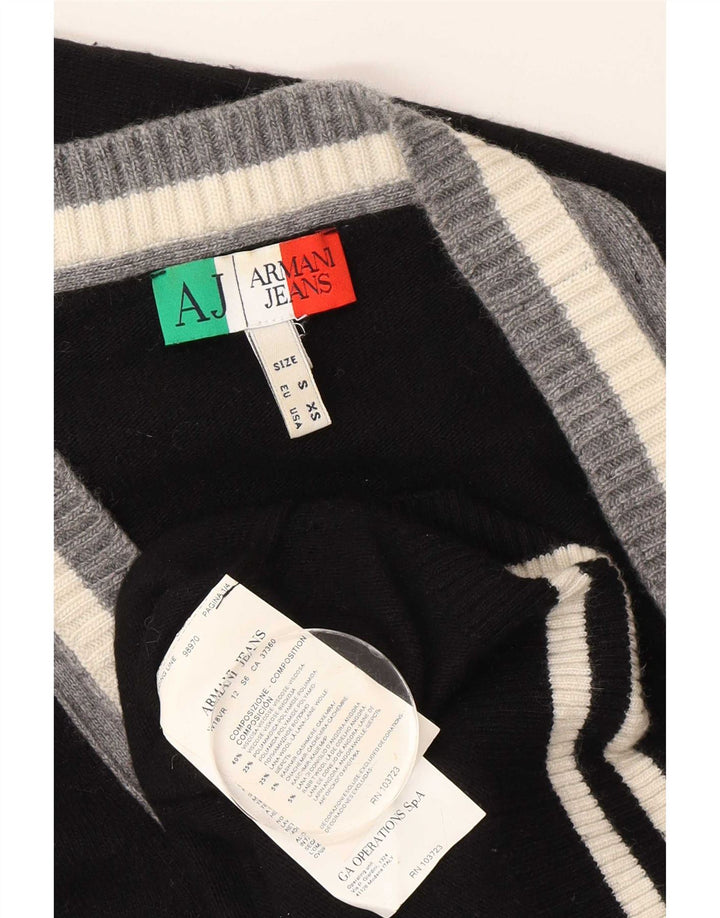 Pulover cardigan pentru bărbați Armani Jeans, mic, negru, viscoză