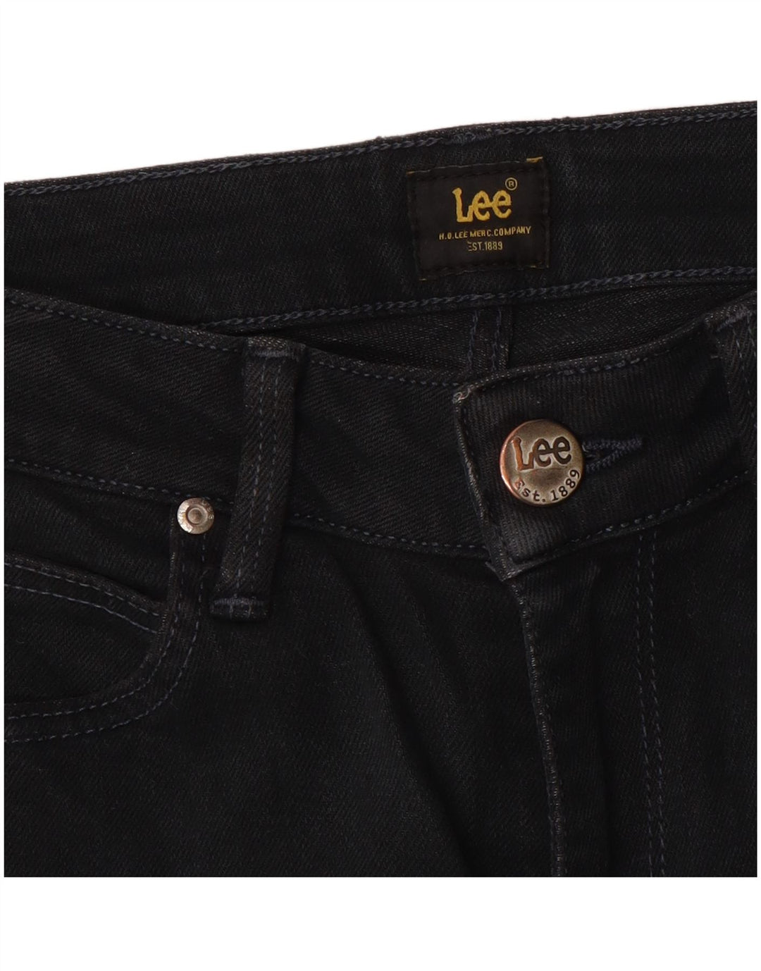 Blugi skinny pentru femei Lee W28 L28 bleumarin