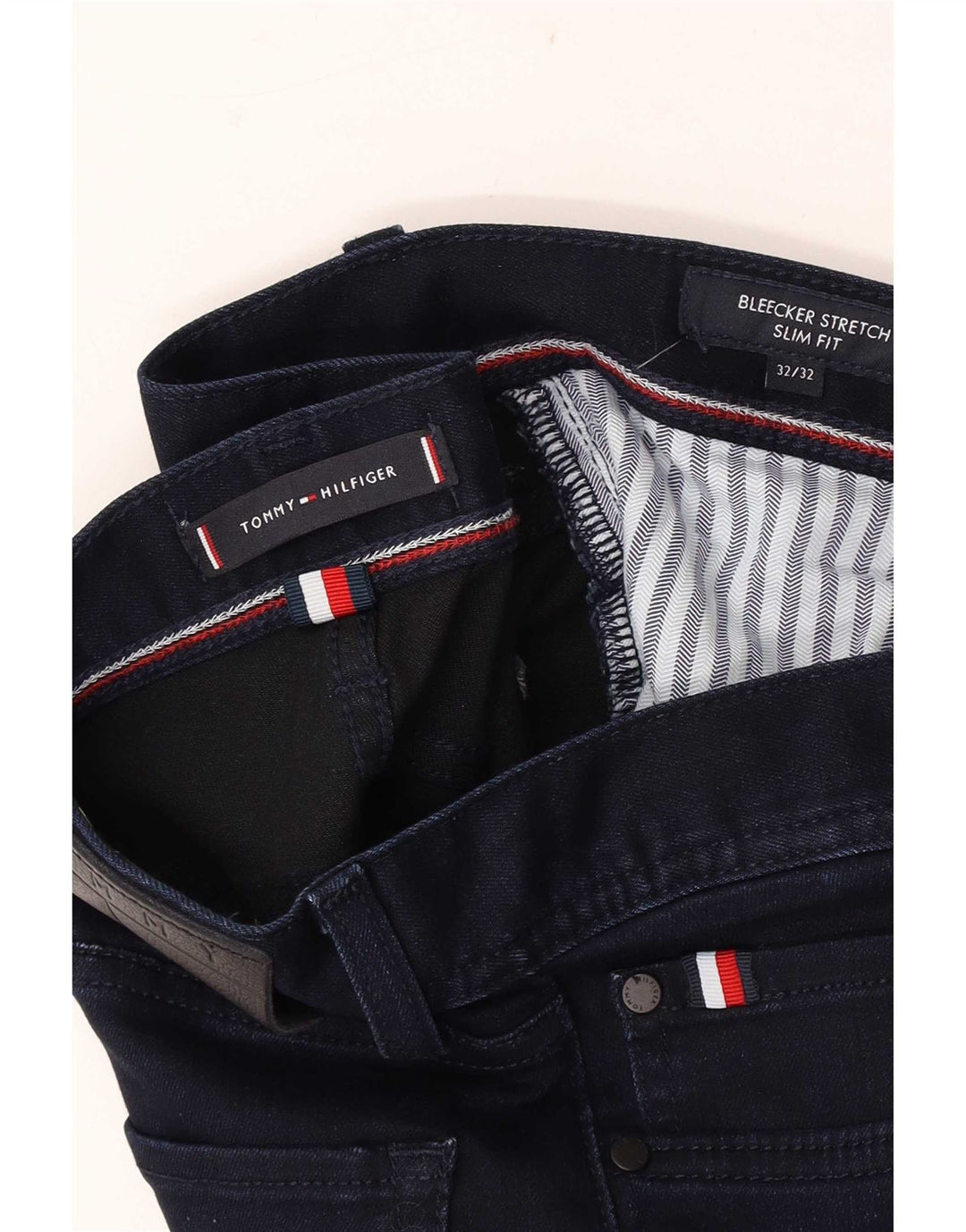 Blugi pentru bărbați Tommy Hilfiger Bleecker Slim W32 L32 bleumarin