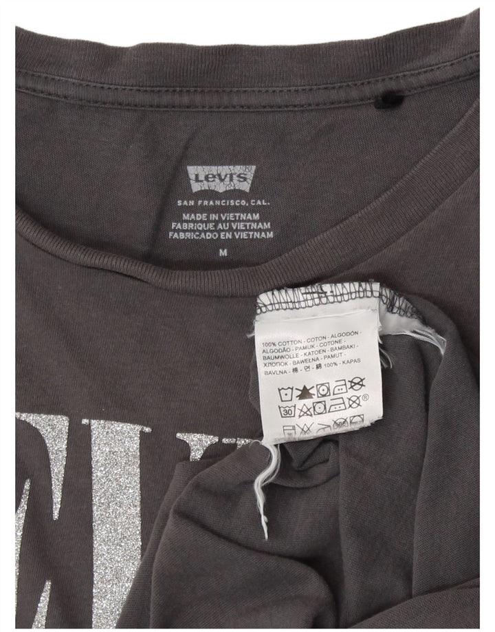 Tricou grafic Levi's pentru femei Top UK 12 Medium Gri Bumbac