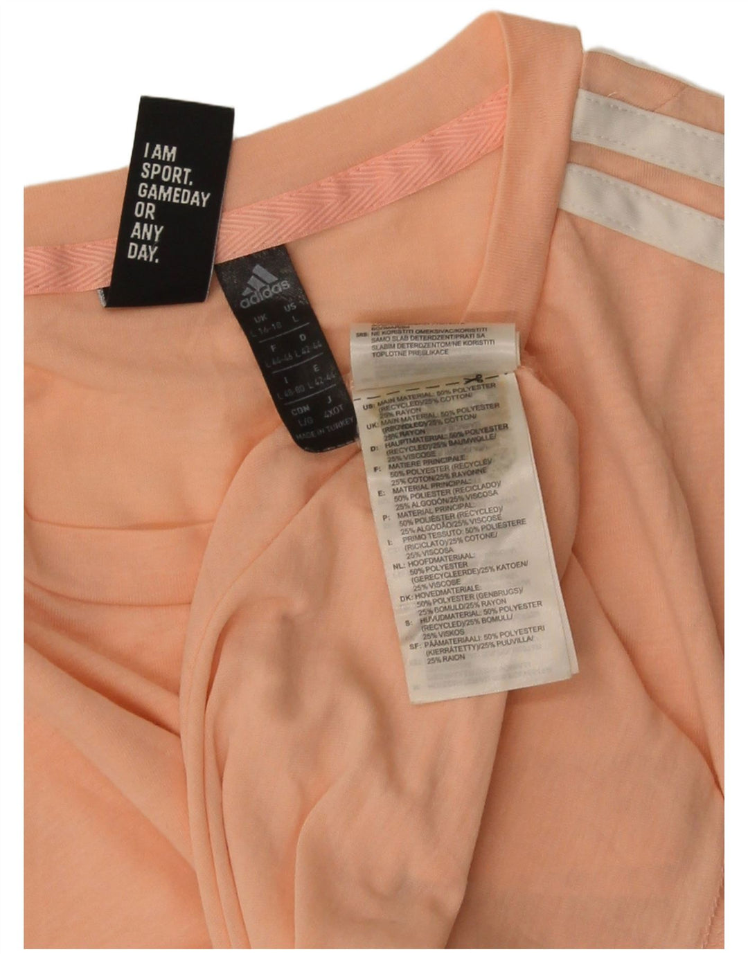 Tricou pentru femei Adidas Marea Britanie 16/18 Poliester roz mare