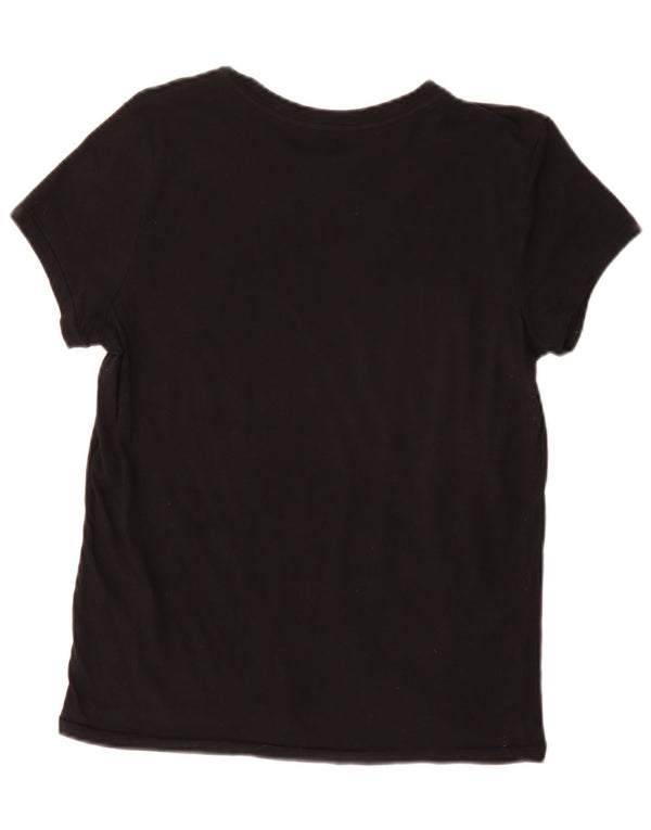 Tricou Polo Ralph Lauren pentru femei Top UK 12 Medium Black Bumbac