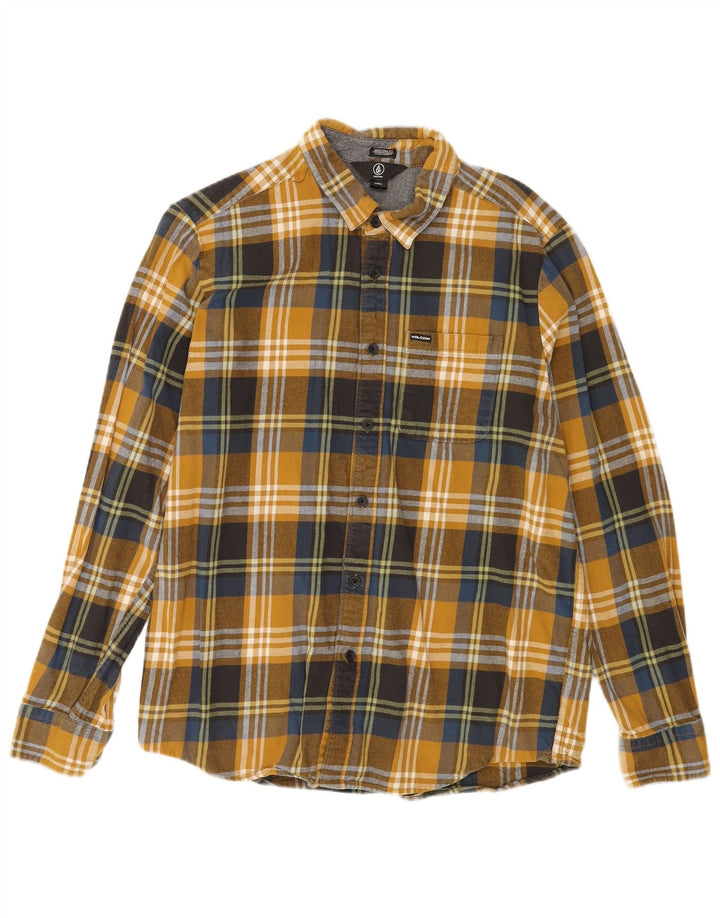 Cămașă din flanel pentru bărbați Volcom Modern Fit, bumbac cu carouri multicolore