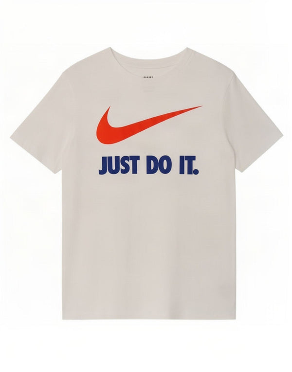 Tricou grafic pentru bărbați Nike Top Medium White Bumbac