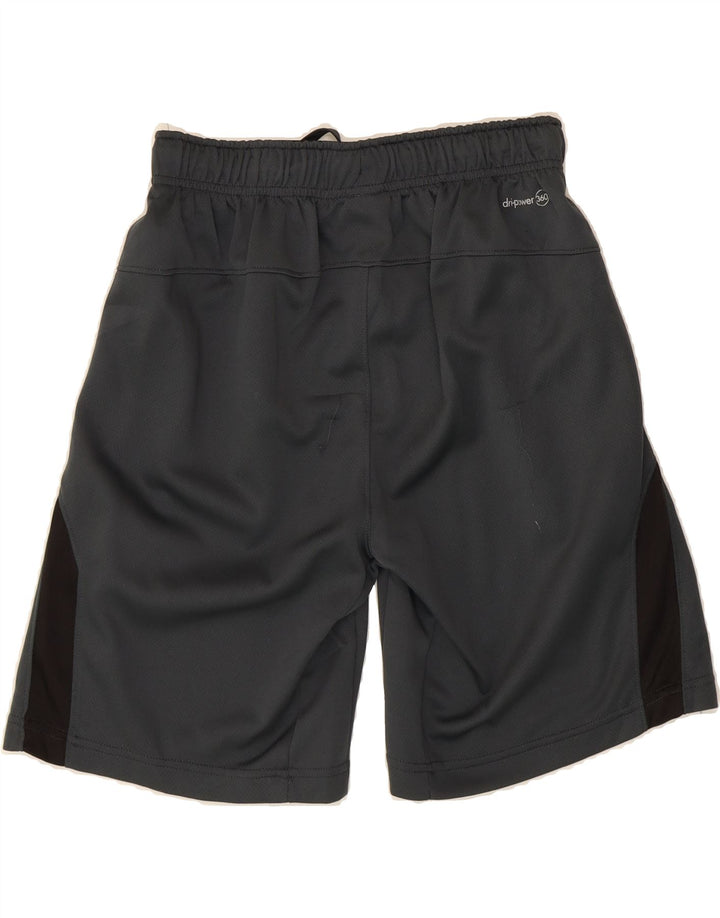 RUSSELL ATHLETIC Mens Sport Shorts Small Grey Colourblock Polyester Vintage Russell Athletic and Second-Hand Russell Athletic from Messina Hembry 