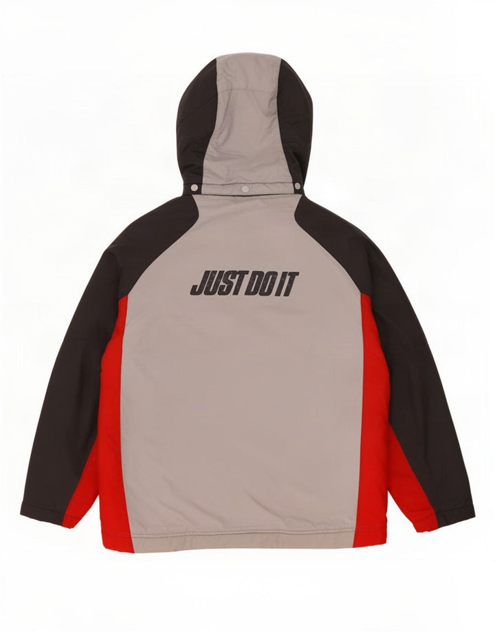 Jachetă Windbreaker cu grafică Nike pentru băieți 12-13 ani, mare, multicoloră