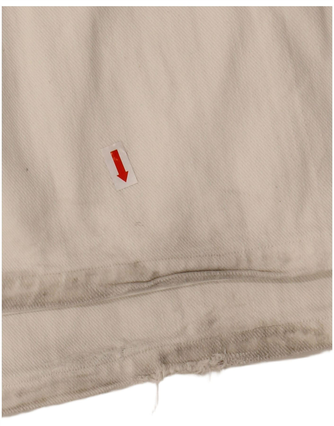 GAS Blugi bărbați largi Medium W32 L29 Bumbac alb