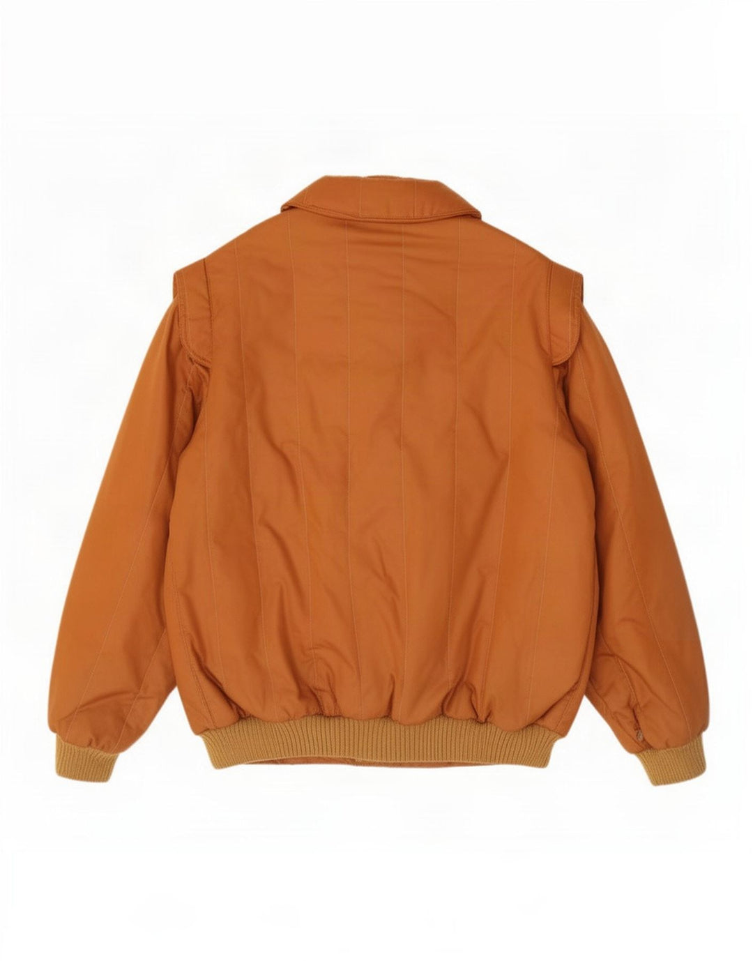 Bomber vintage pentru bărbați IT 48 Medium Brown Poliester Retro