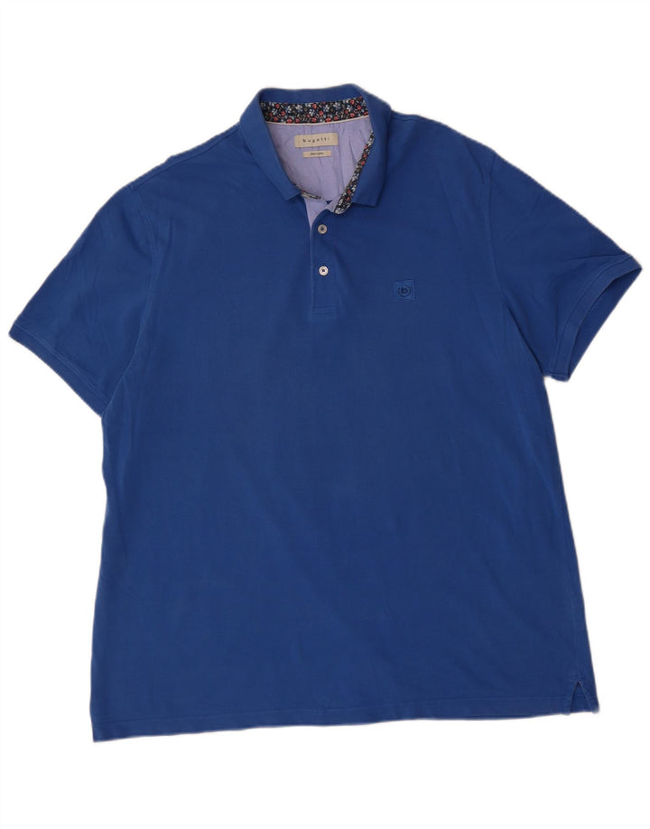 BUGATTI Tricou Polo pentru Barbati 2XL Bumbac Albastru