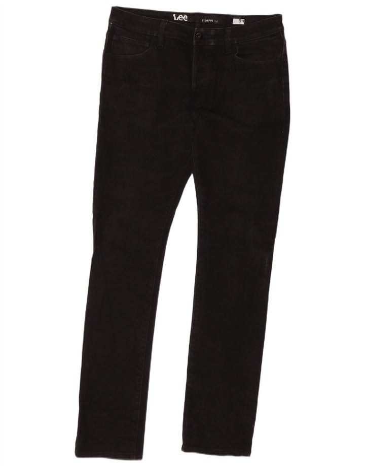 Blugi slim pentru femei Lee W34 L33 bumbac negru