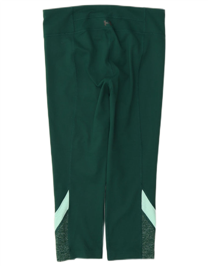 Leggings Capri Under Armour pentru femei UK 10 Small Green Poliester