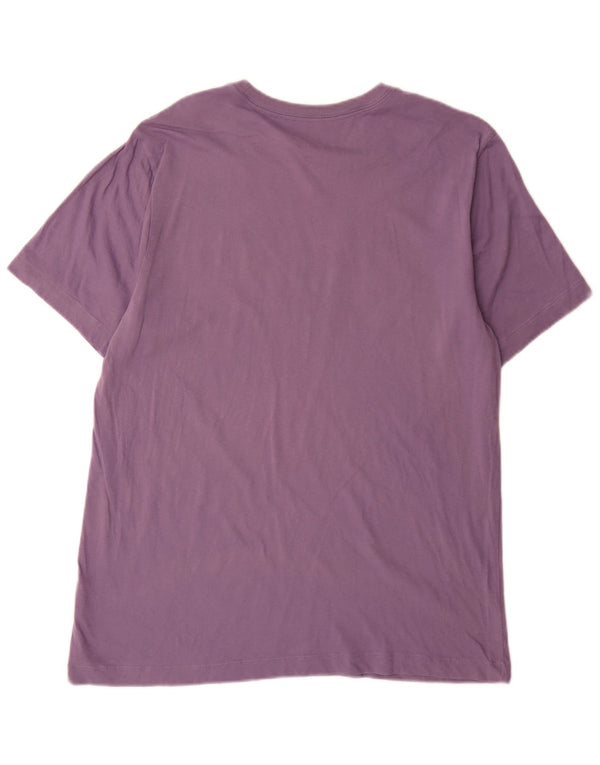 Tricou grafic Nike pentru bărbați Top mare din bumbac violet