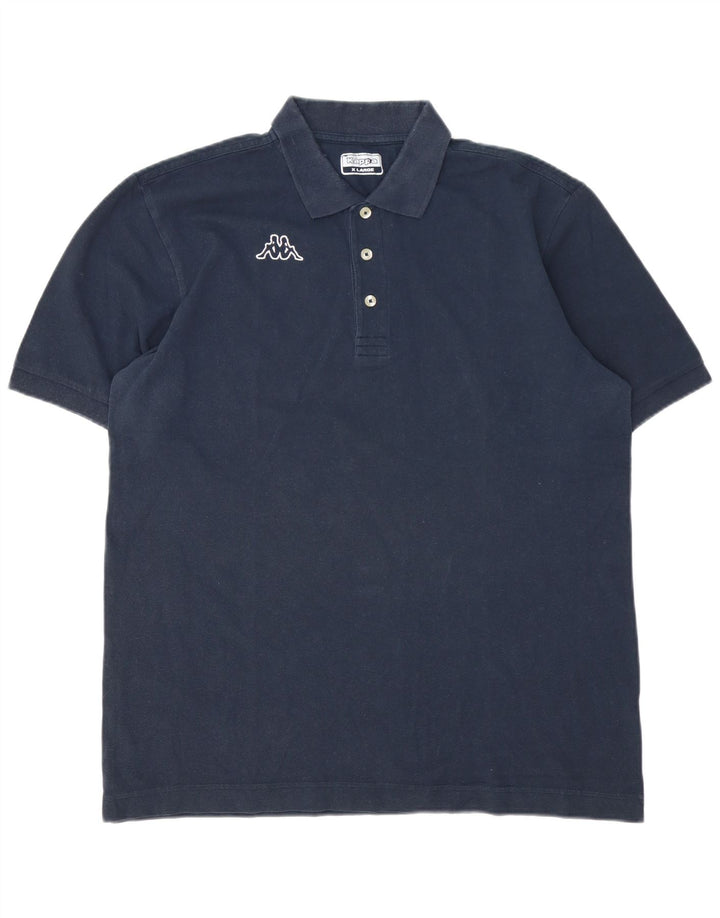 Cămașă polo pentru bărbați Kappa XL Bleumarin