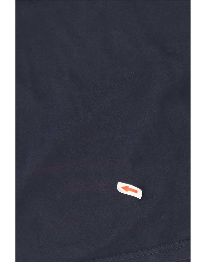 Tricou grafic Tommy Hilfiger pentru bărbați Top mediu din bumbac bleumarin