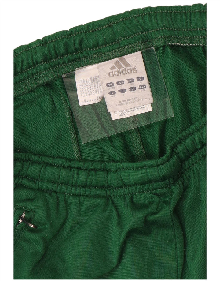 Pantaloni de trening ADIDAS pentru bărbați UK 36/38 Poliester verde mic