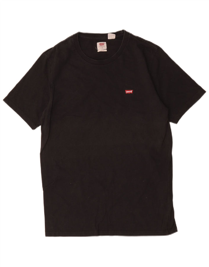 Tricou Levi's Standard Fit pentru bărbați Top mic din bumbac negru