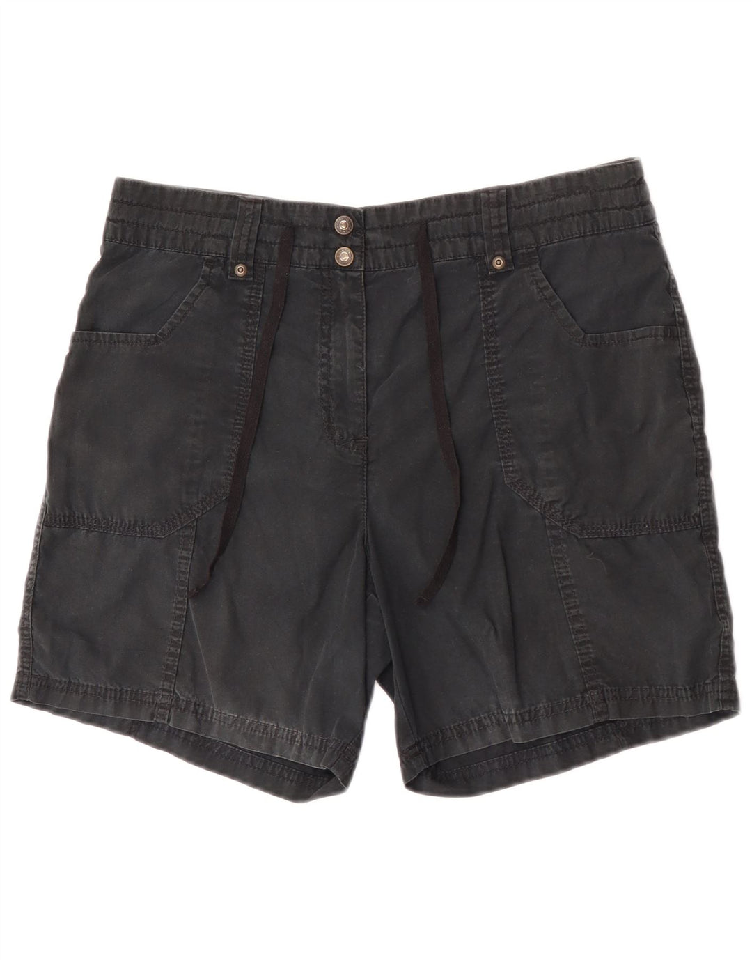 Pantaloni scurți casual pentru femei Marks & Spencer UK 12 Medium W31 Bumbac negru