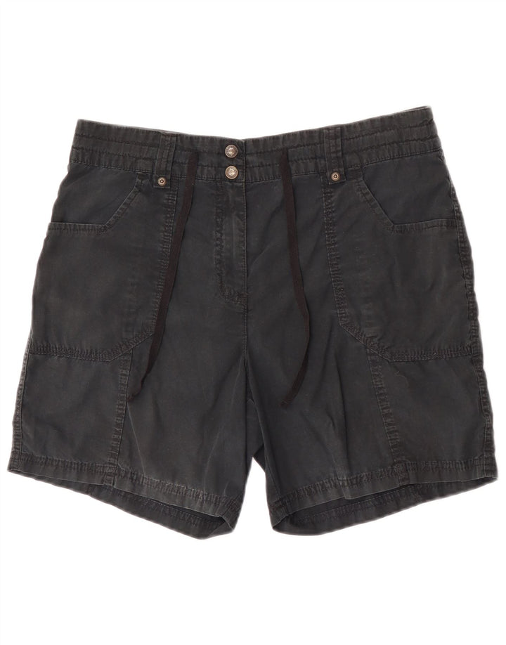 Pantaloni scurți casual pentru femei Marks & Spencer UK 12 Medium W31 Bumbac negru