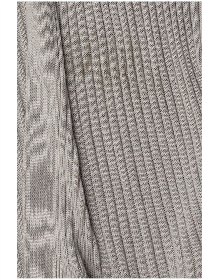 Pulover cardigan deschis pentru femei Oasis UK 14 Medium Gri Viscose