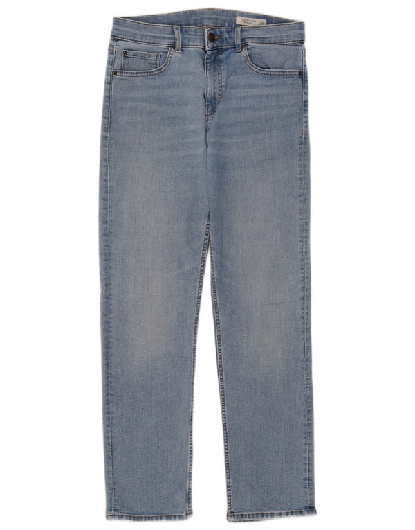 Marks & Spencer Blugi drepti pentru femei The Sienna UK 12 Medium W30 L27 Albastru