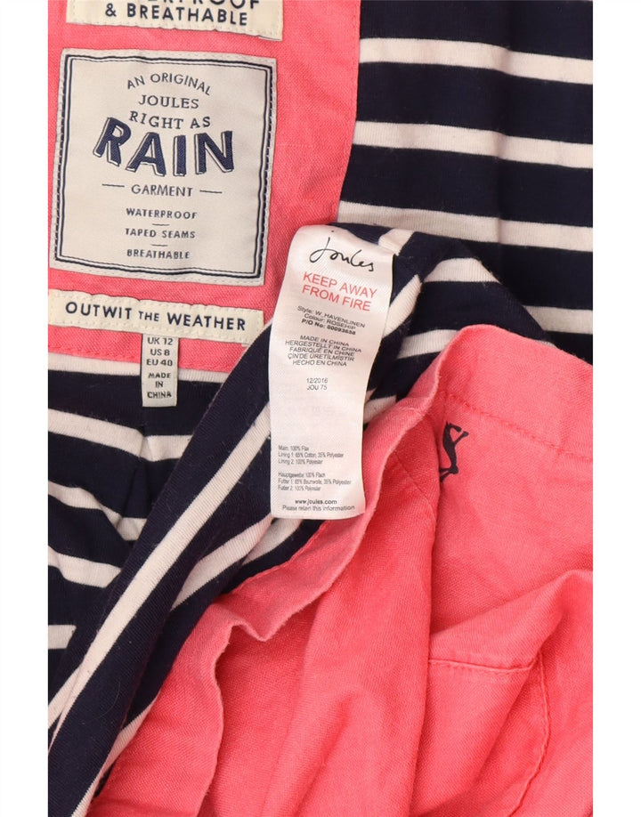 Pelernă de ploaie cu glugă pentru femei JOULES UK 12, in roz mediu