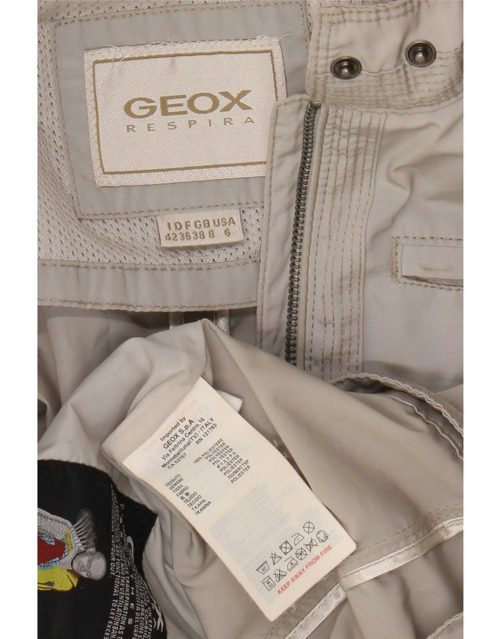 Geacă Utilitară pentru Femei Geox UK 8 Small Gri Poliester