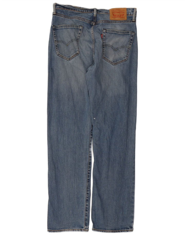 Blugi drepti pentru bărbați Levi's 751 W32 L32 Bumbac albastru