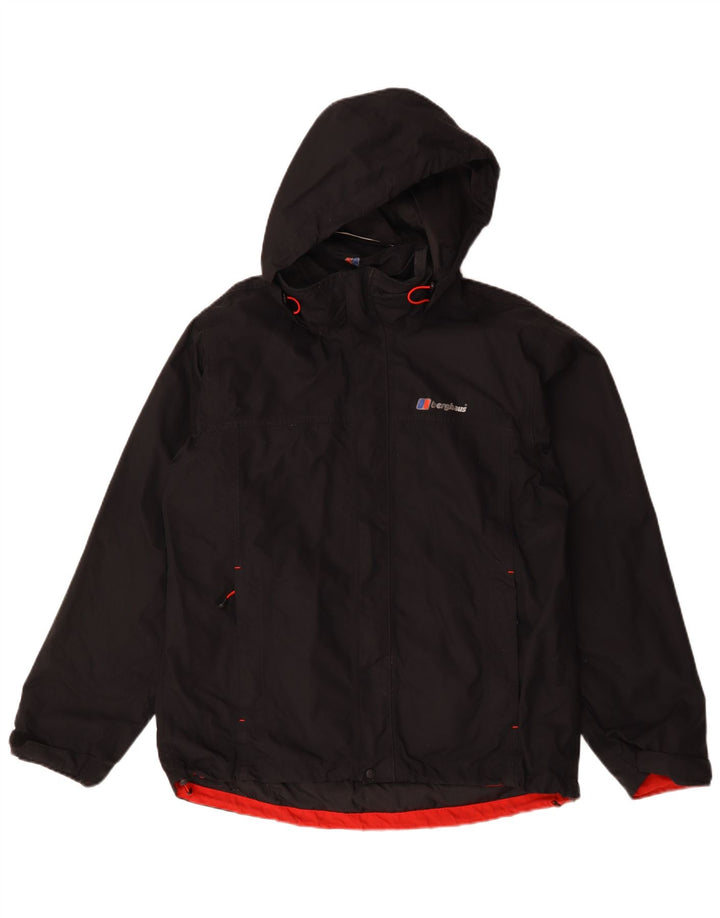 Jachetă impermeabilă cu glugă pentru bărbați Berghaus UK 38 Medium Black Poliamidă Sport
