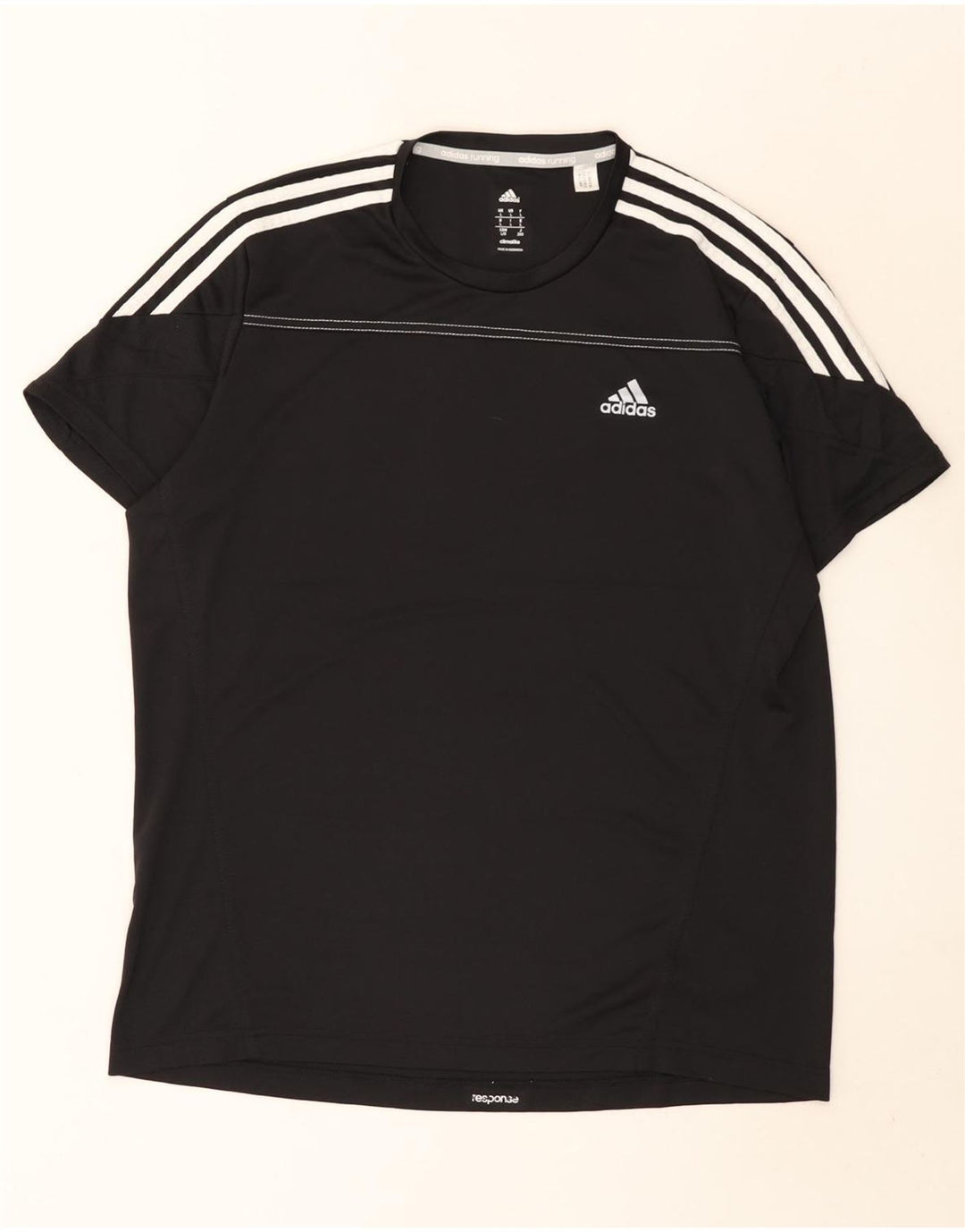 Adidas Mens Climalite Large Black Polyester