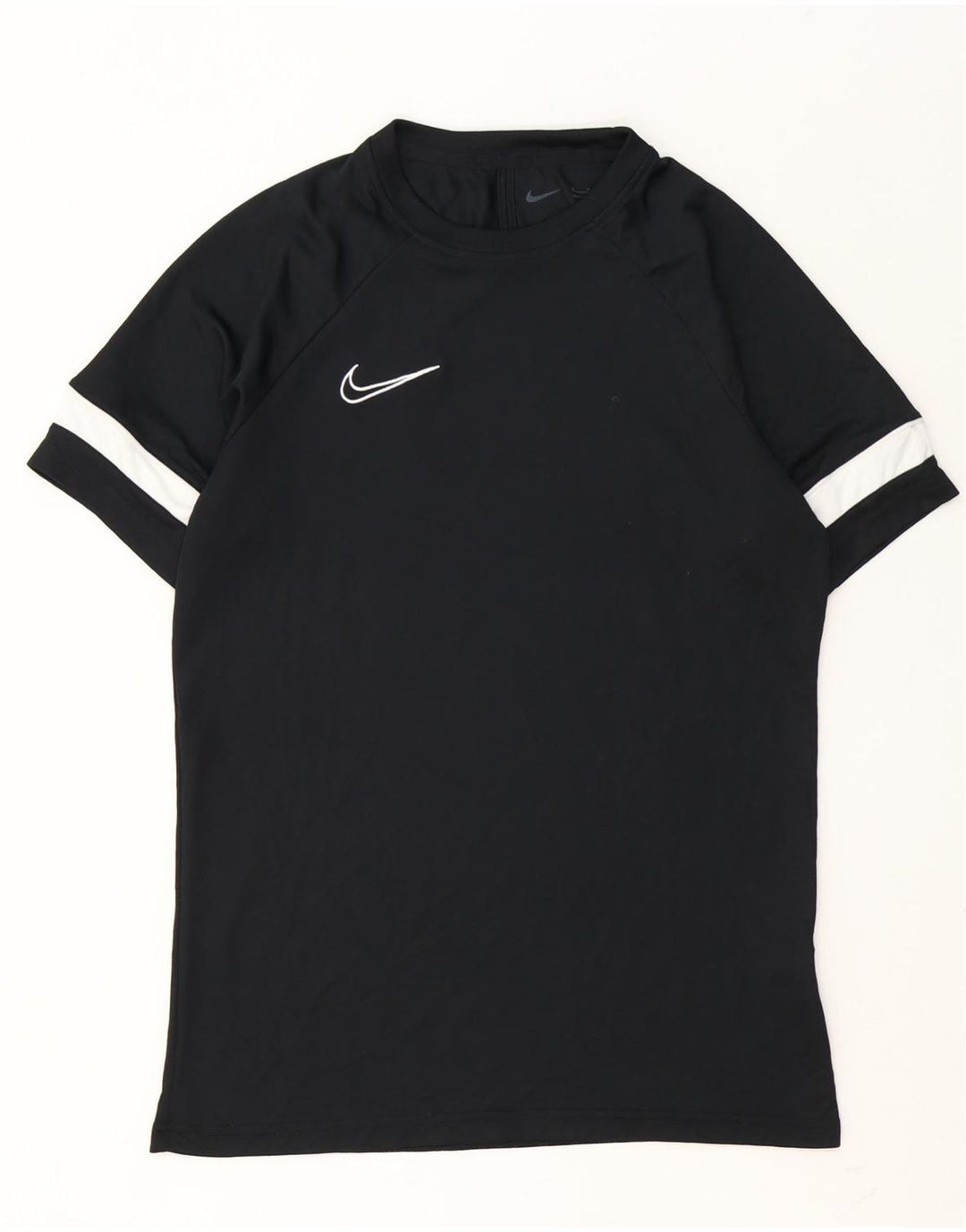 Tricou Nike Dri Fit pentru bărbați Top Mediu Negru Poliester Bloc de culoare