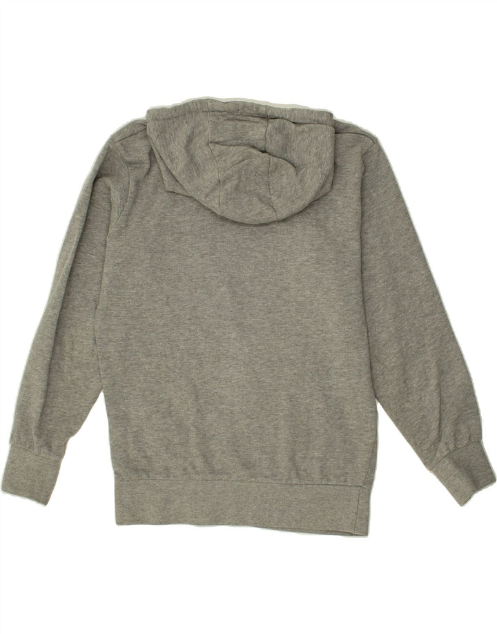 ELLESSE Womens Graphic Hoodie Jumper UK 10 Small Grey | Vintage Ellesse | Thrift | Second-Hand Ellesse | Used Clothing | Messina Hembry 
