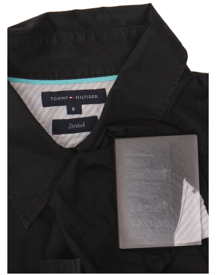 Cămașă stretch pentru femei Tommy Hilfiger US 8 Medium Black Bumbac