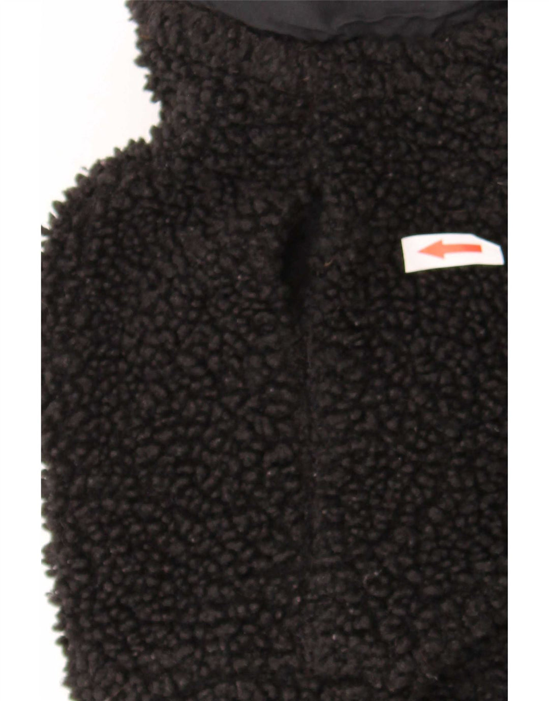 Dunnes Stores Jachetă fleece supradimensionată pentru femei UK 10 Poliester negru mic