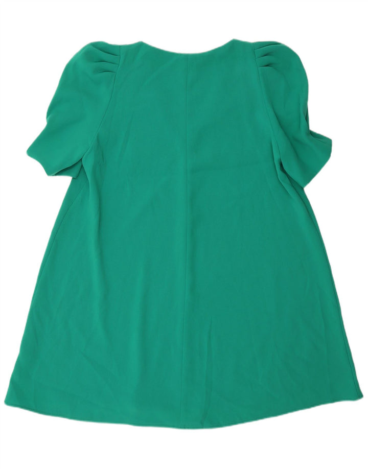 Rochie A-Line pentru femei Zara UK 16 Poliester verde mare
