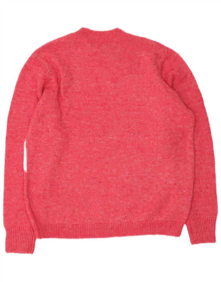 Pulover pentru femei Marks & Spencer cu decolteu rotund Roz mediu UK 14