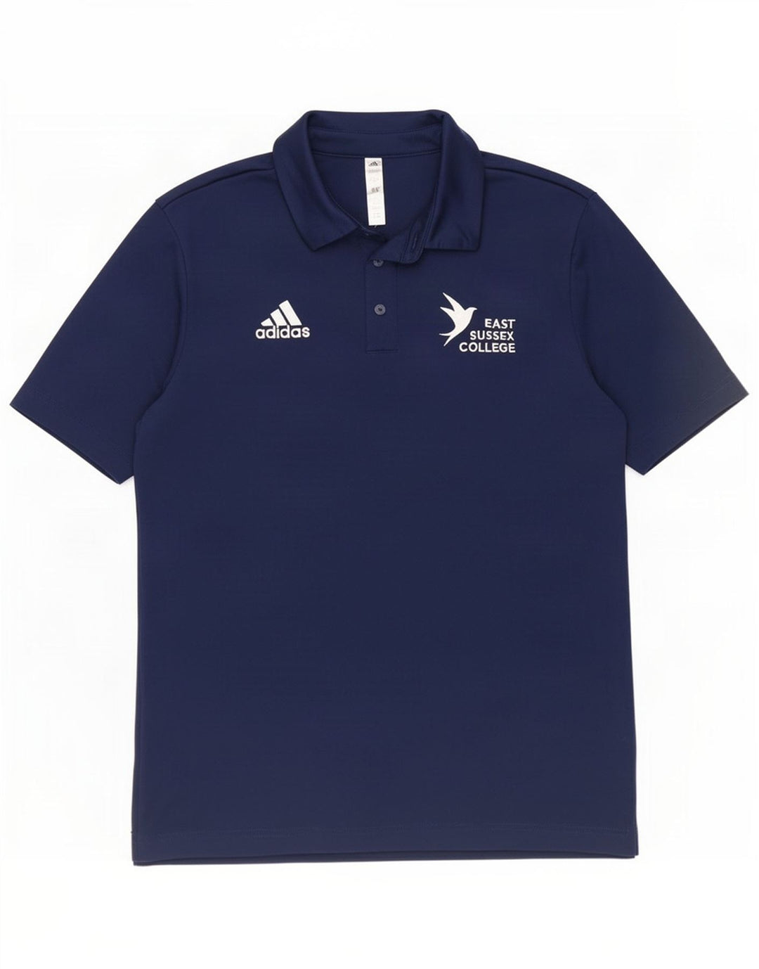 Tricou polo cu grafică Adidas pentru bărbați, poliester bleumarin mic