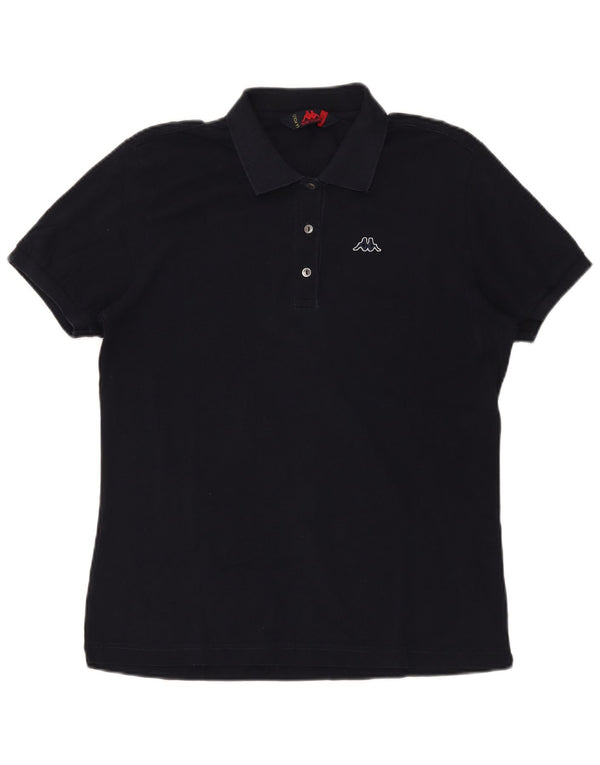Tricou polo KAPPA pentru femei UK 16 mare bleumarin