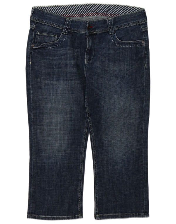Blugi Capri pentru femei Marks & Spencer UK 16 Large W34 L21 Bleumarin Bumbac