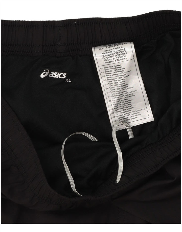 Pantaloni scurți sport Asics pentru bărbați XL, negru, poliester color bloc
