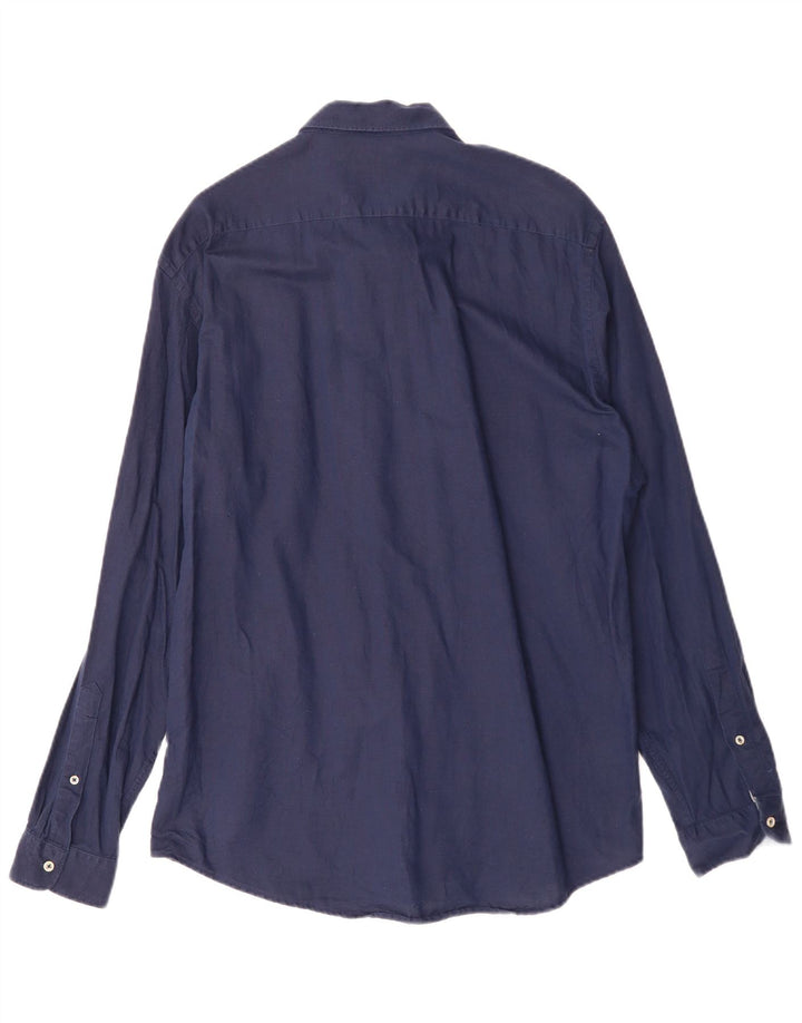 Cămașă ZARA pentru bărbați, XL bleumarin