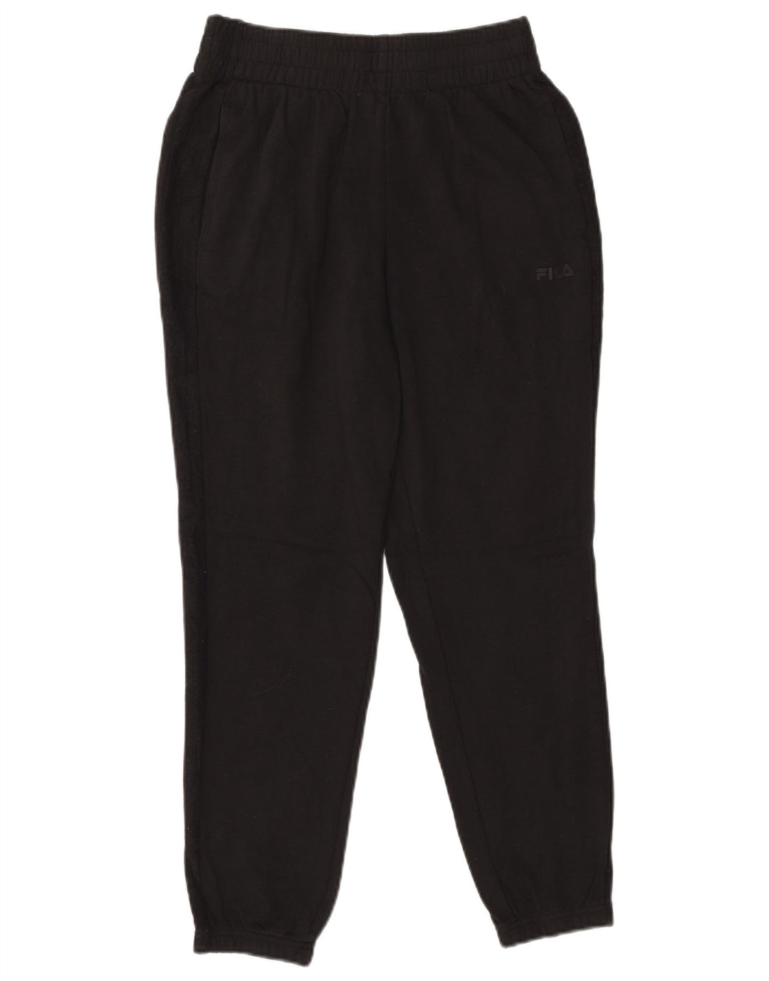 Pantaloni de trening FILA Bărbați Joggeri Mici Bumbac Negru