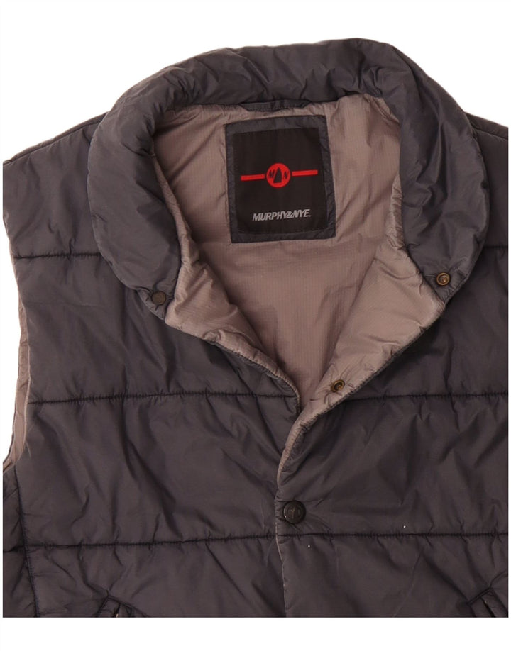 Gilet căptușit pentru bărbați Murphy & Nye UK 40 Poliester negru mare