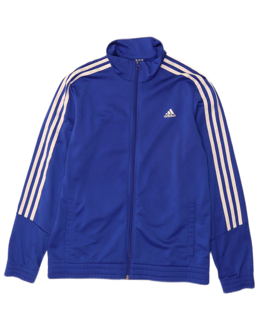 Jachetă de trening pentru băieți Adidas 13-14 ani poliester albastru