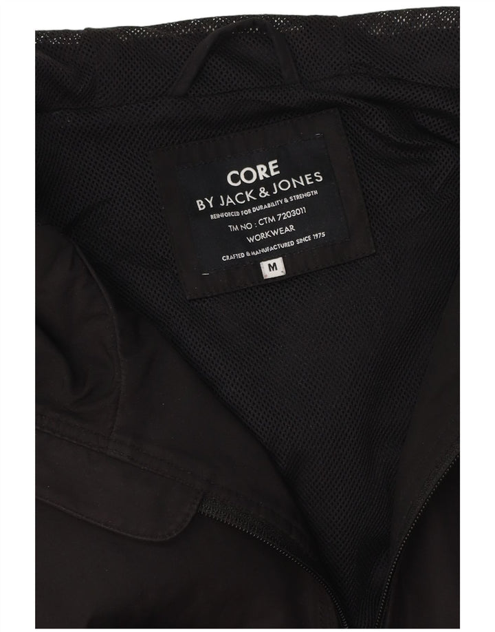 JACK & JONES Bomber cu glugă pentru bărbați UK 38 Medium Black