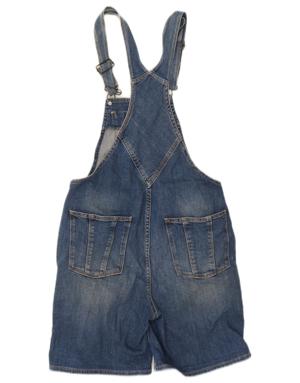 Pantaloni scurți din denim pentru femei Fat Face Distressed Salopete UK 6 XS W28 Medium Blue