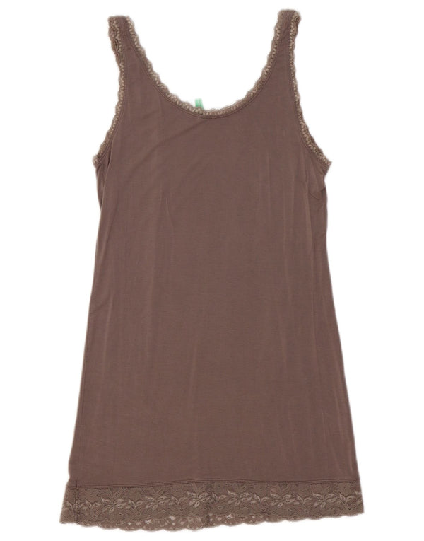 Rochie mini Benetton pentru femei UK 6 XS Viscoză gri