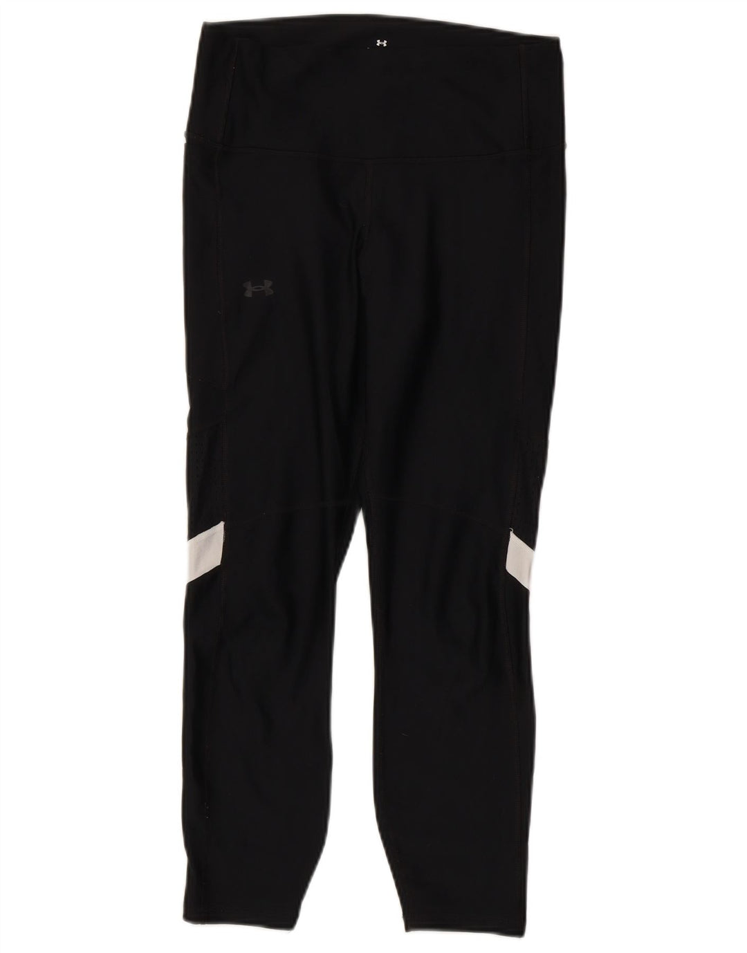 Leggings crop pentru femei Under Armour UK 12 Medium Black Colorblock Poliester