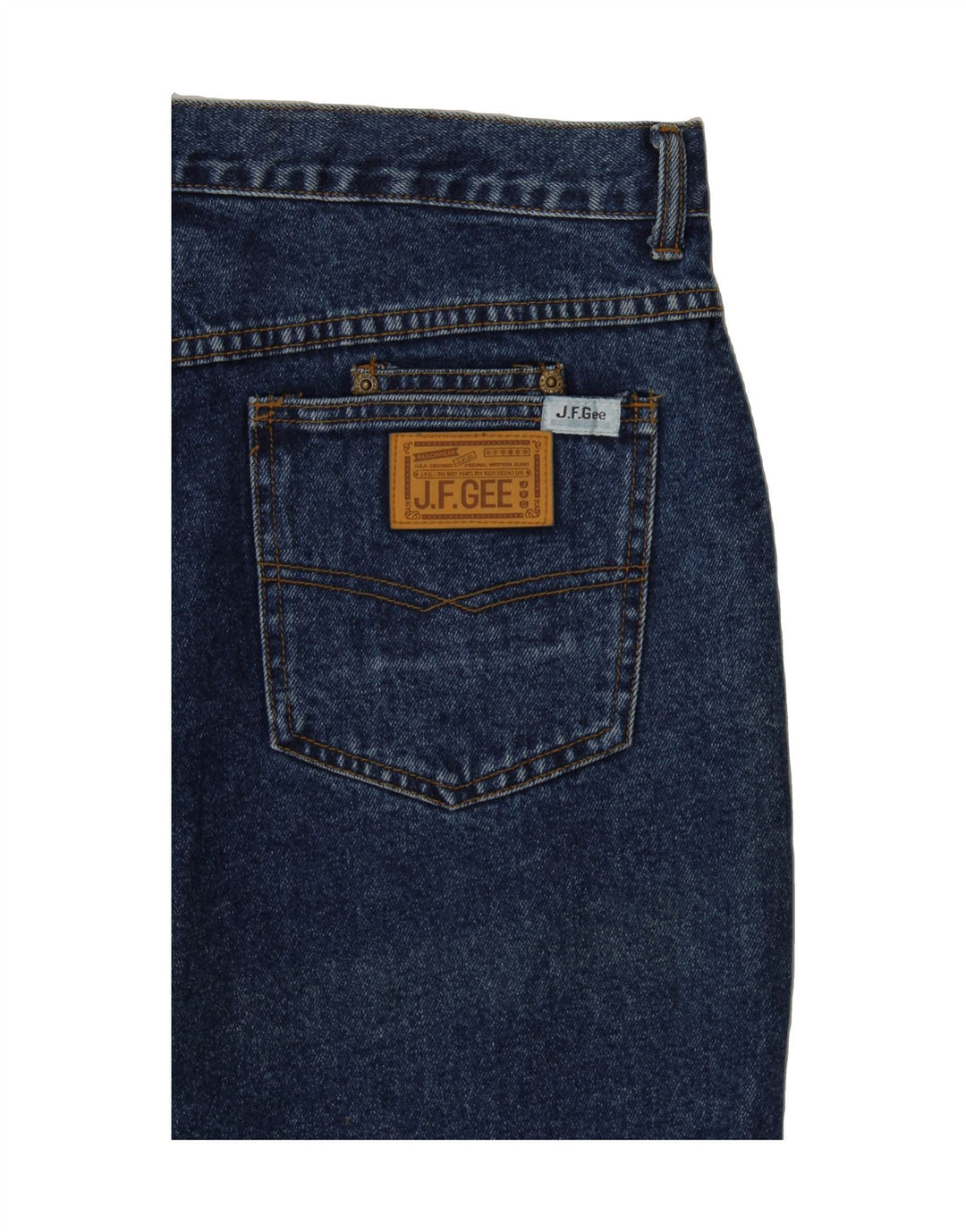 JOHN F GEE Womens Tapered Jeans W32 L29  Blue Vintage John F Gee and Second-Hand John F Gee from Messina Hembry 